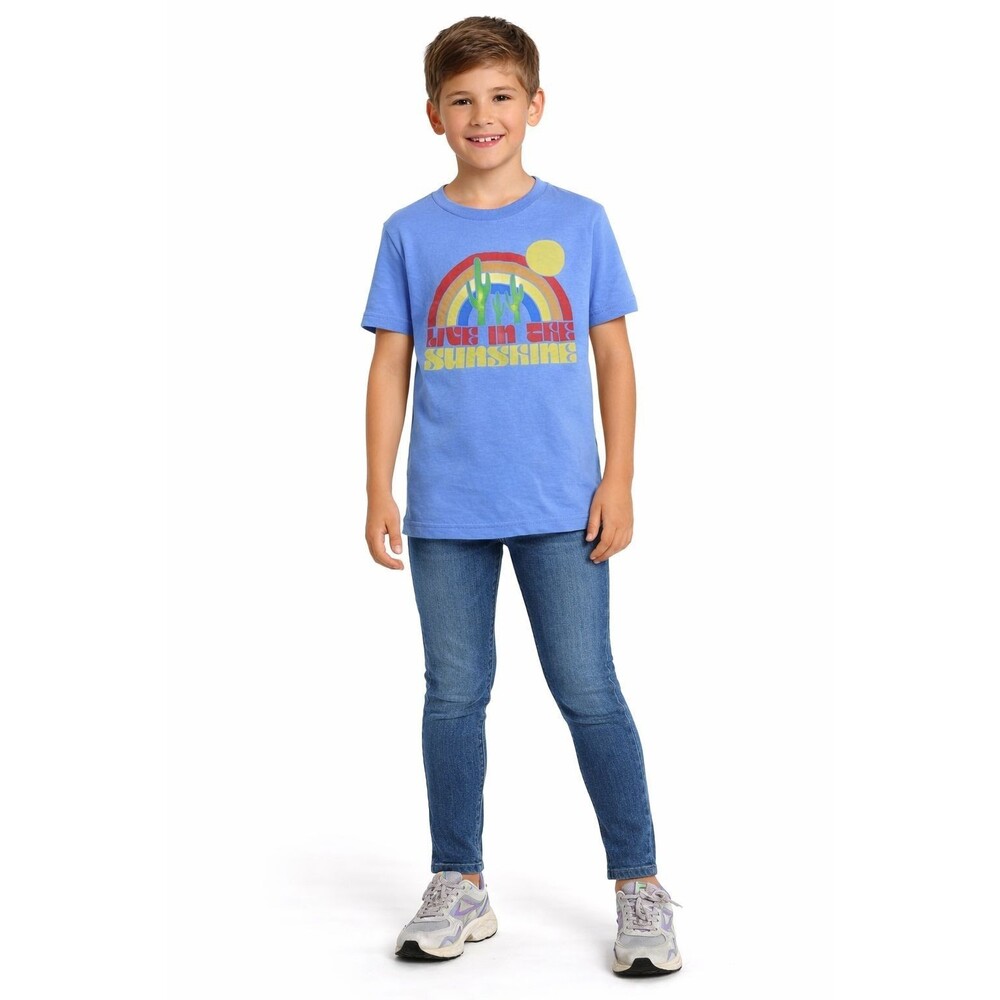 UNBRANDED Kids Boys 2Pc Graphic T-Shirt Blue 6-8 Sunshine T-Shirt Gray Ice Cream